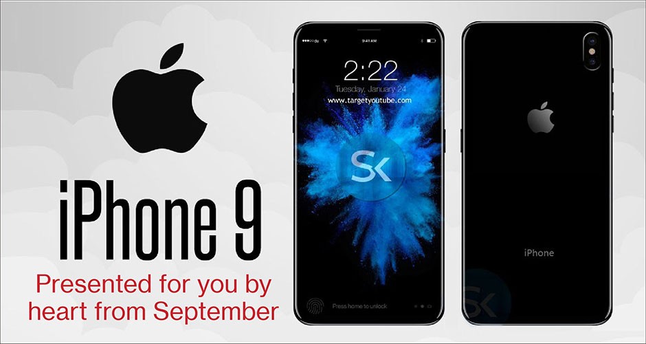 Presented for you by heart from September, i-Phone 9~